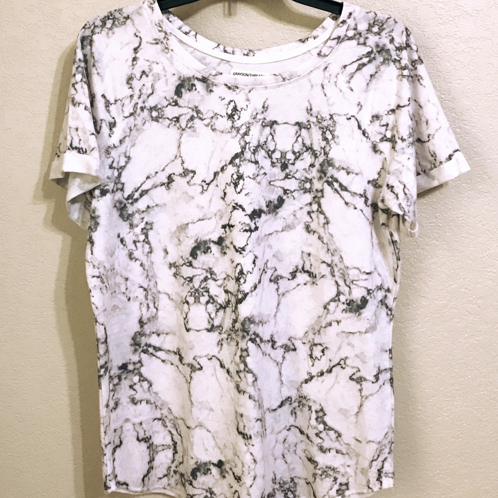 { Marble Short Sleeve Tee }